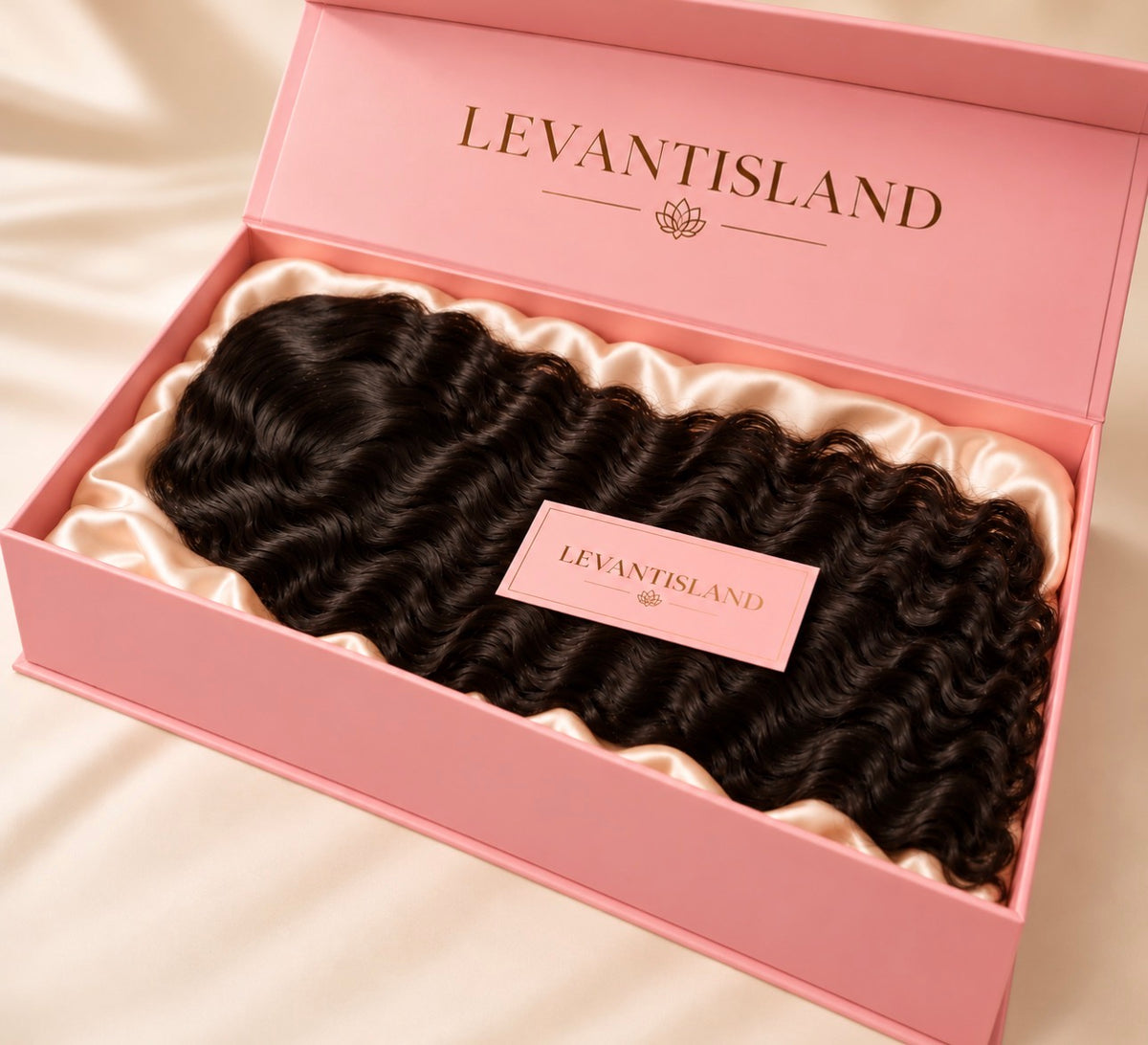 Deep wave half wig