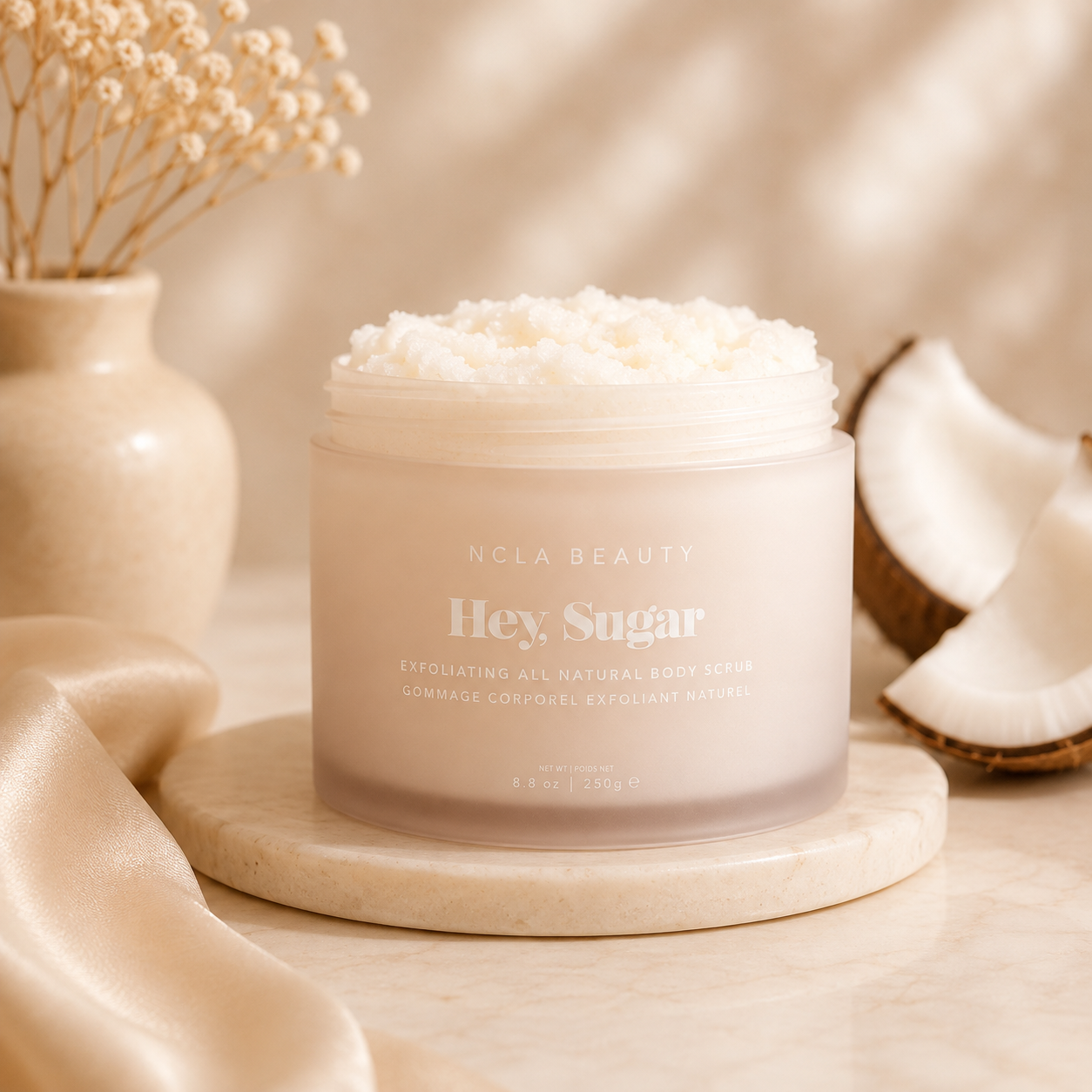 NCLA Beauty Hey, Sugar Body Scrub – Coconut Vanilla